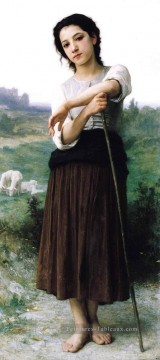 Bergère réalisme William Adolphe Bouguereau Peinture à l'huile